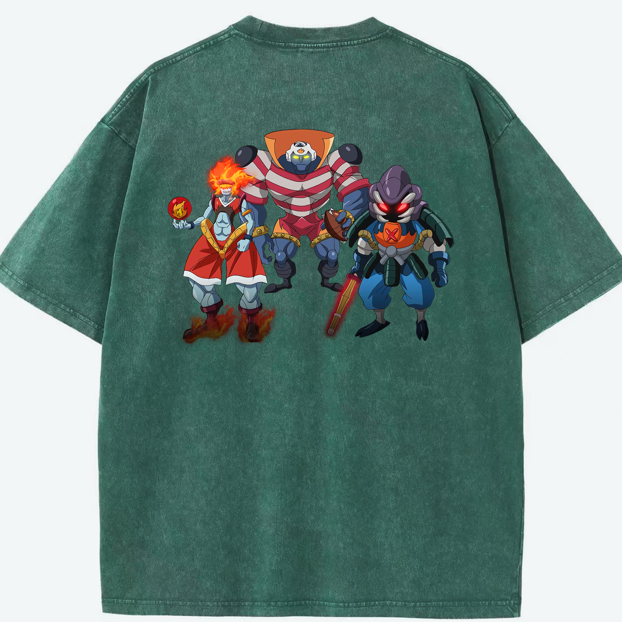 （画像用） 遊☆戯☆王 Yu-Gi-Oh! 綿100% ヴィンテージ風 半袖Tシャツ（背面プリント）